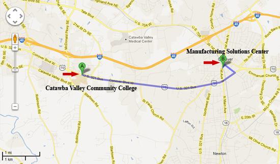 Manufacturing Solution Center Map